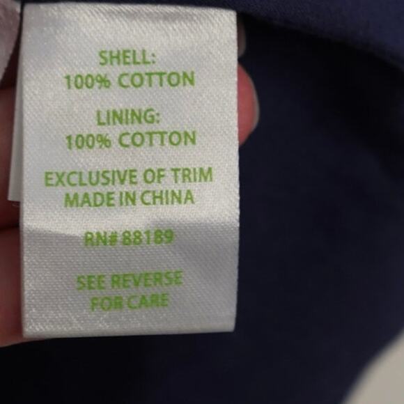 NEW Lilly Pulitzer Valli Shift Dress True Navy Womens Size 00 - Picture 8 of 10